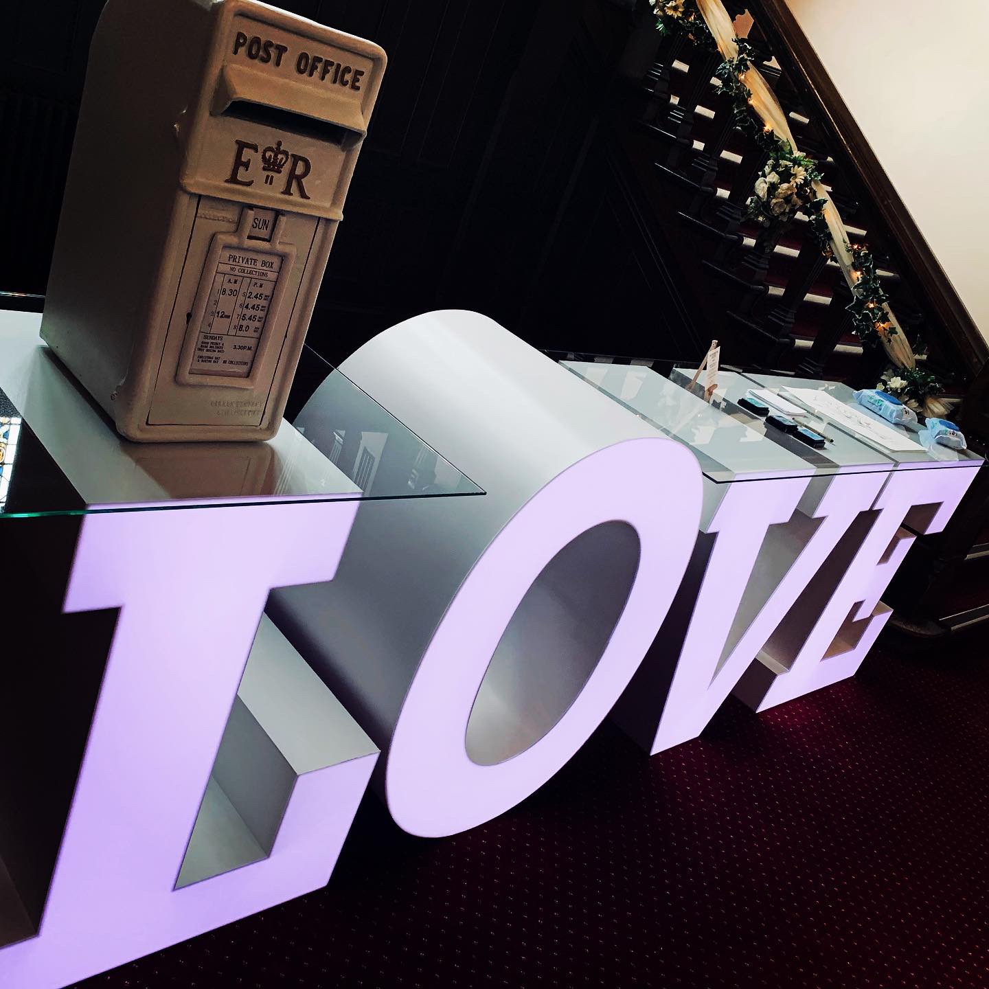 led love table